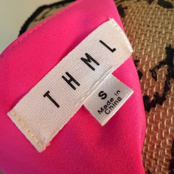 THML Vibrant Hot Pink Mini Dress - Picture 9 of 11